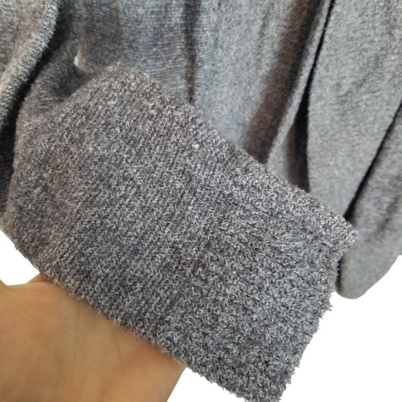 Barefoot Dreams Womens Gray Open Front CozyChic Li - Picture 5 of 9